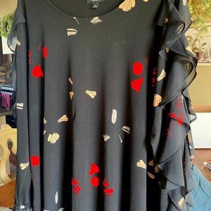 Women's Blousen ruffled sleeves top